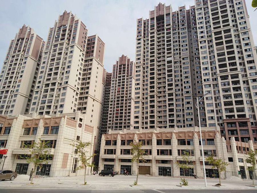 Tiandong-Stêd-Tiancheng-zhenping-gebou-kompleks-2
